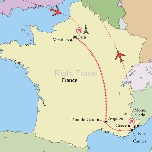France Tour Packages with Guided Location Views