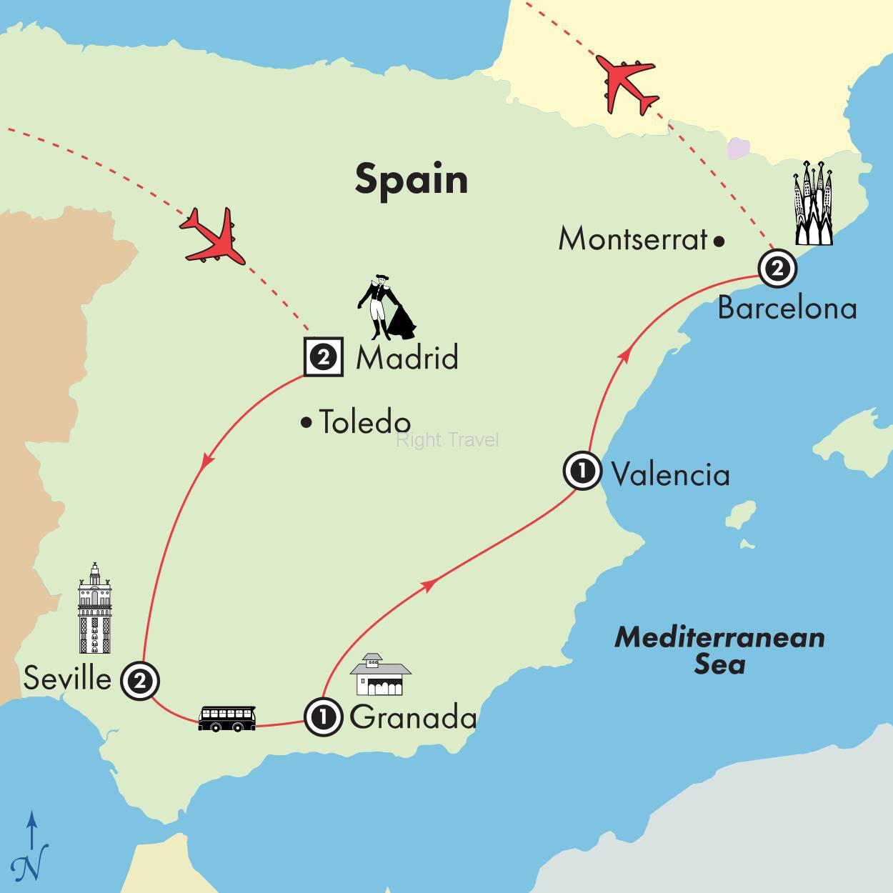 10 Day Affordable Spain