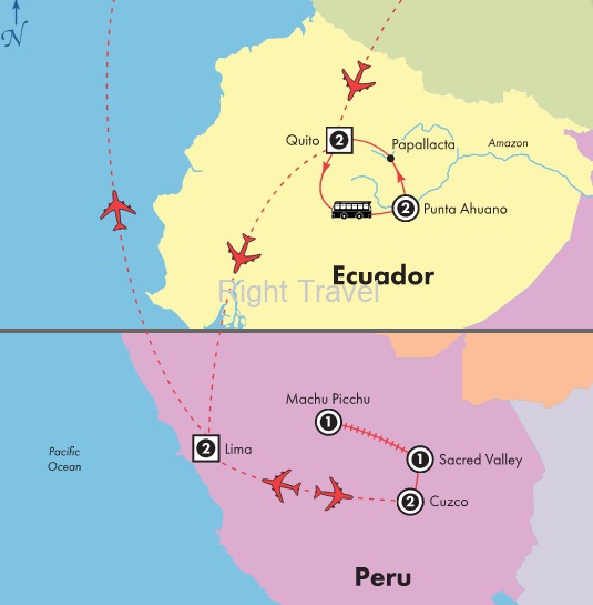 11 Day Ecuador, the Amazon & Peru with Machu Picchu