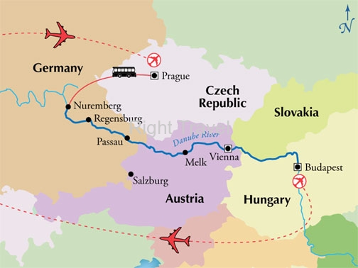 12 Day Danube River Cruise with Prague