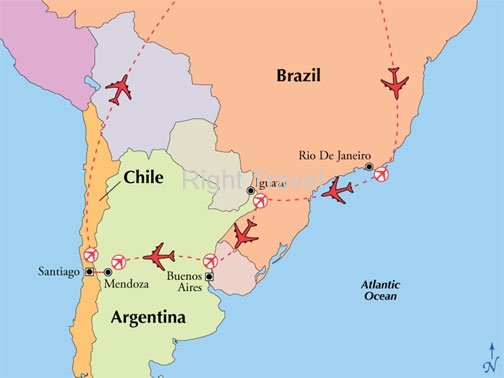 14 Day Classic Brazil, Argentina & Chile with Mendoza Wine Country