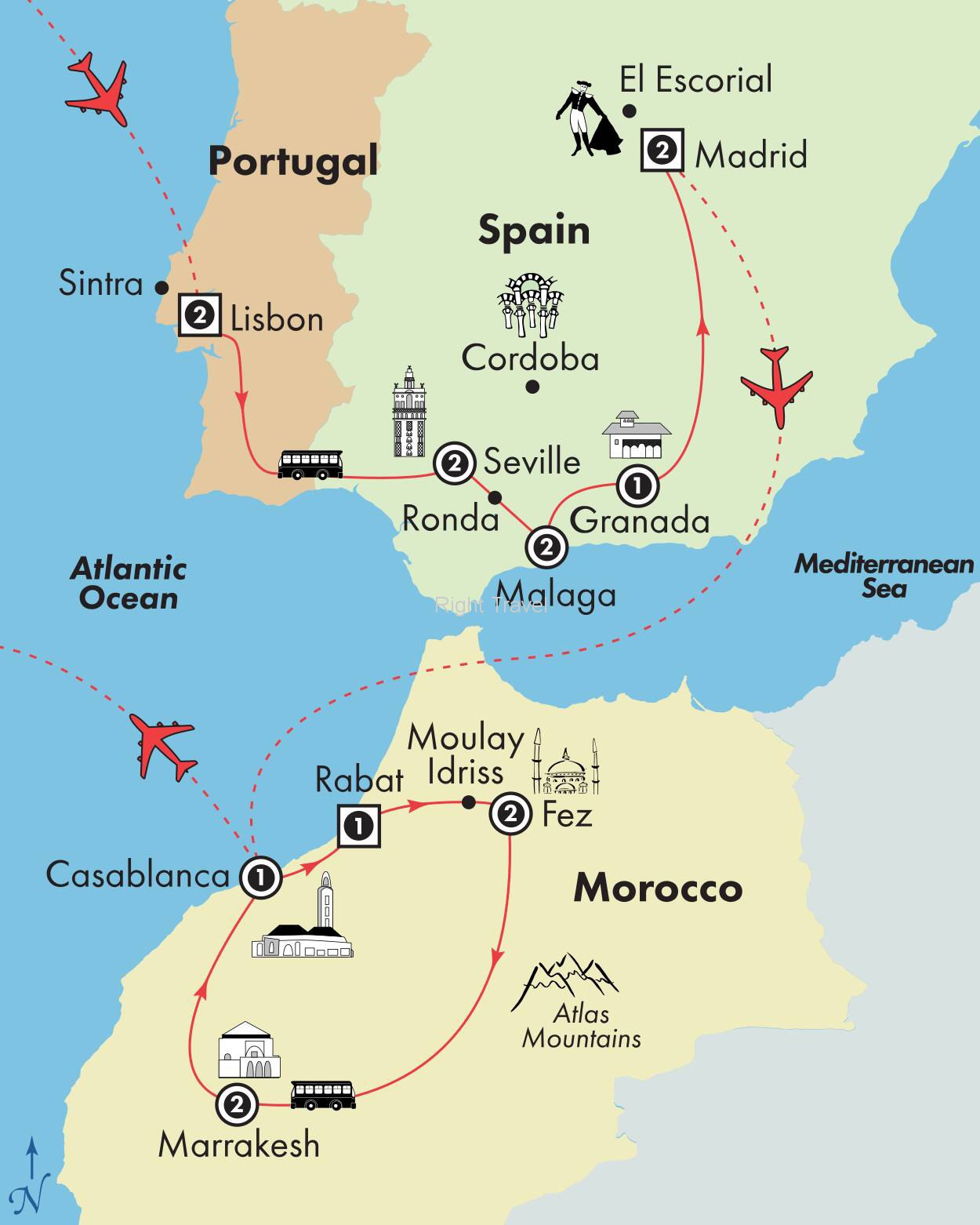 travel to portugal and morocco