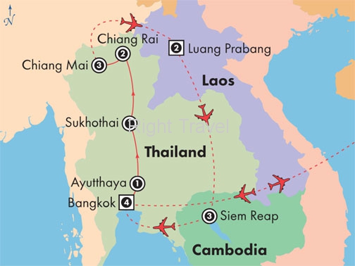 18 Day Classic Thailand with Laos & Cambodia 