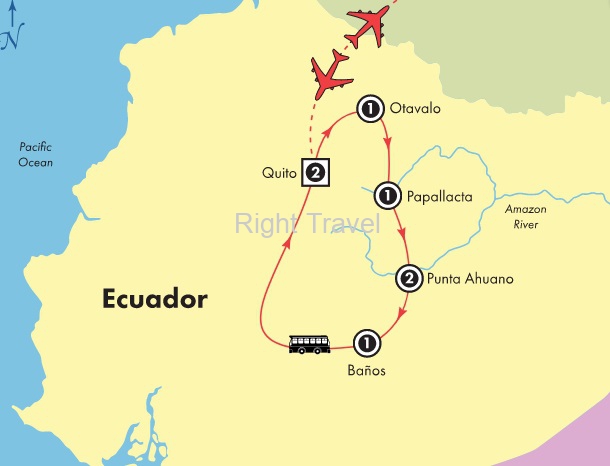 8 Day Classic Ecuador & Amazon & Adventure 
