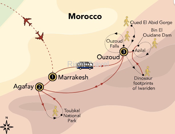 8 Day Moroccan Desert Walking Tour with Marrakesh