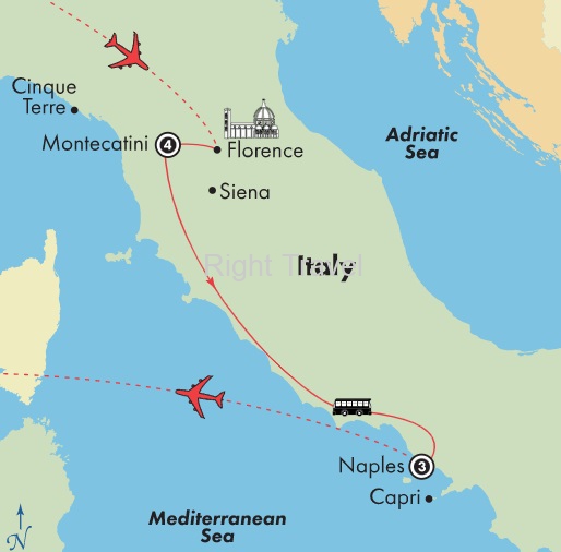 9 Day Tuscany & Amalfi Coast